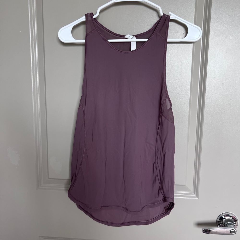 Lululemon Athletica Purple Sleeveless Tank Top
